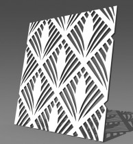 Резная 3D перегородка G28 АртДеко