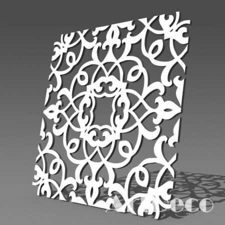 Резная 3D перегородка С6 Арабеска