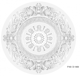 Розетка из гипса ArtDeco Р-63 (d-1400)